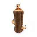 Іграшка для собак Дупло з білочками Zippy Burrow - Burrow Log with 3 chipmunks ZippyPaws
