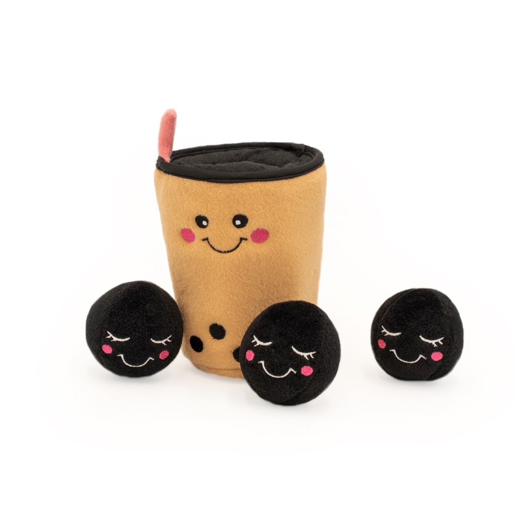 Іграшка для собак Молочний чай Боба Zippy Burrow™ - Boba Milk Tea ZippyPaws
