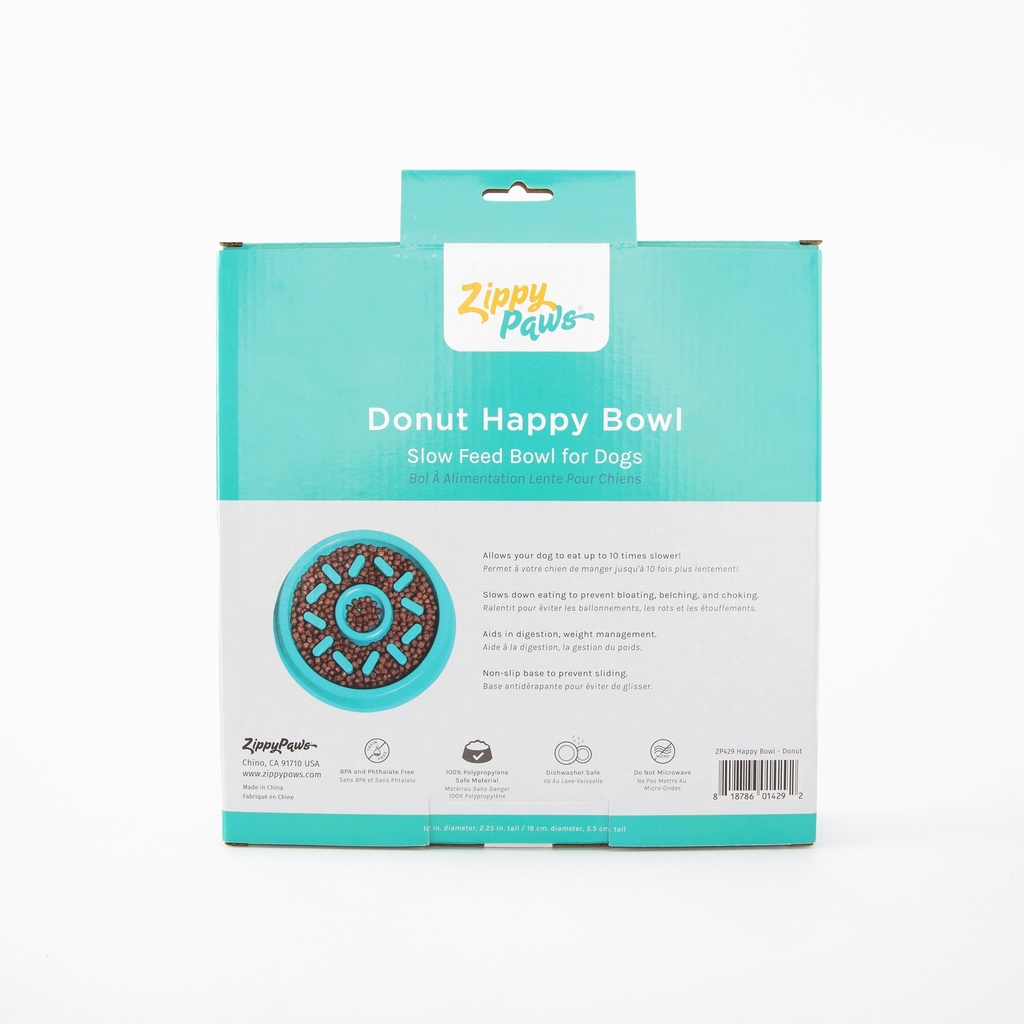 Миска для повільного годування для собак Happy Bowl - Donut ZippyPaws