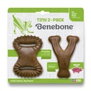 Іграшка для собак Погризушка Dental Chew/Wishbone Bacon 2-Pack Tiny Benebone