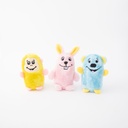 Іграшка для собак Друзі Ведмедик / Зайчик / Мавпочка Squeakie Buddies - Pack 3 шт ZippyPaws