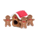 Іграшка для собак Пряниковий будиночок Holiday Zippy Burrow™ - Gingerbread House ZippyPaws