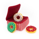 Іграшка для собак Святковий бокс донатів Holiday Burrow™ - Donutz Box ZippyPaws