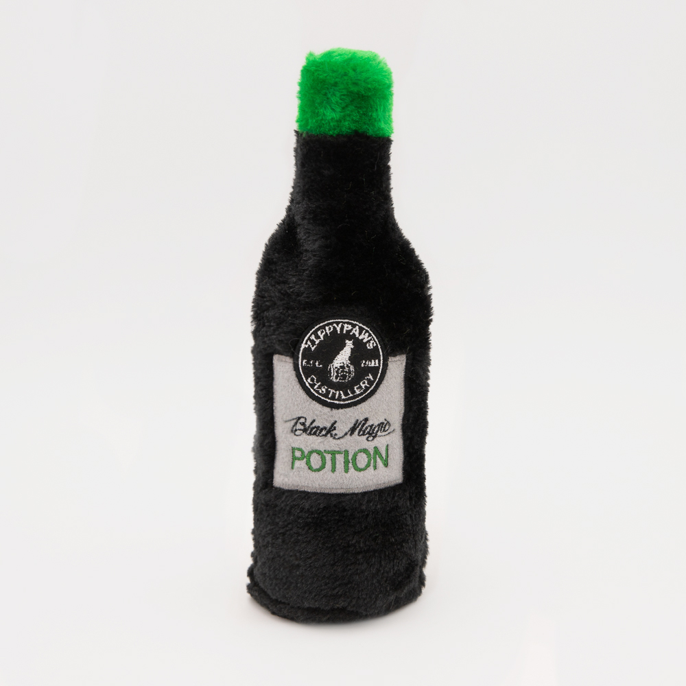Іграшка для собак Хрустка Пляшка Halloween Happy Hour Crusherz - Black Magic Potion ZippyPaws
