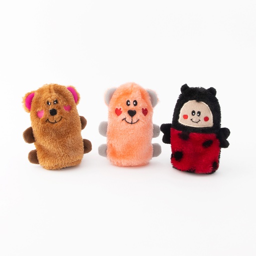 Іграшка для собак Любі Друзі Valentine's Squeakie Buddies - Pack of 3 ZippyPaws