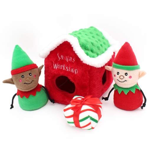 Іграшка для собак Майстерня Санти Holiday Burrow® - Santa's Workshop ZippyPaws