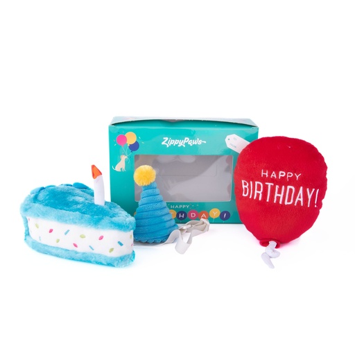 Іграшка для собак Святковий набір до Дня Народження Birthday Box Blue ZippyPaws