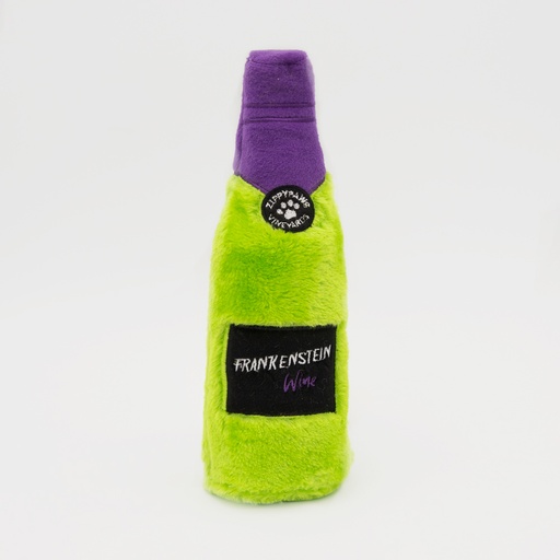 Іграшка для собак Хрустка Пляшка Halloween Happy Hour Crusherz - Frankenstein Wine ZippyPaws