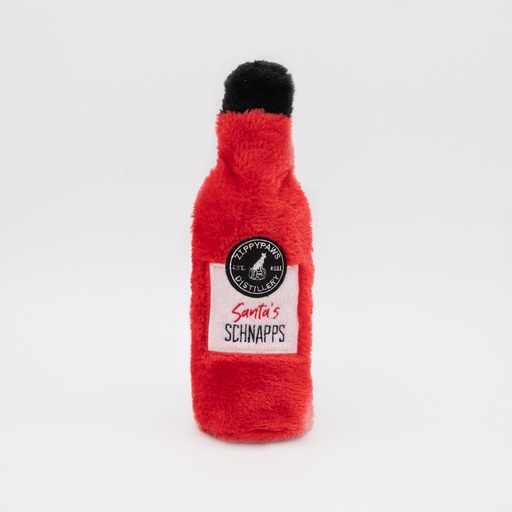 Іграшка для собак Хрустка Пляшка Holiday Happy Hour Crusherz - Santa's Schnapps ZippyPaws