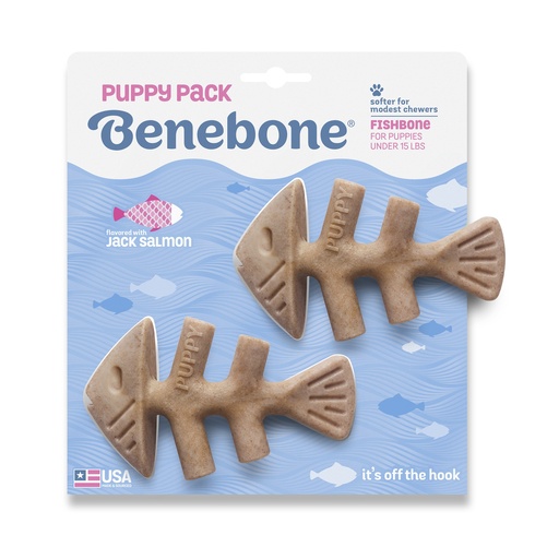 Іграшка для собак Погризушка Fishbone  2-Pack Tiny Puppy Benebone